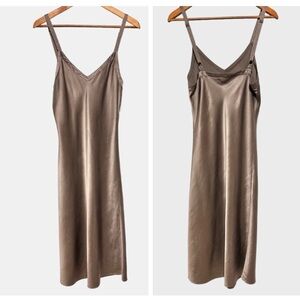 22MM MULBERRY SILK | Minimalist Bias Slip Dress Satin Quiet Luxury